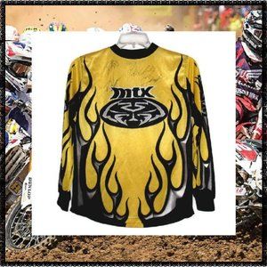 MTX Shirt L 6 AUTOGRAPHS Dirt Bike ~ Motocross